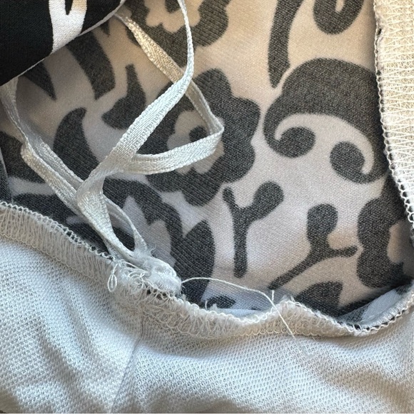 INC International Concepts Monochrome Floral Long Sleeve Dress - Picture 10 of 10